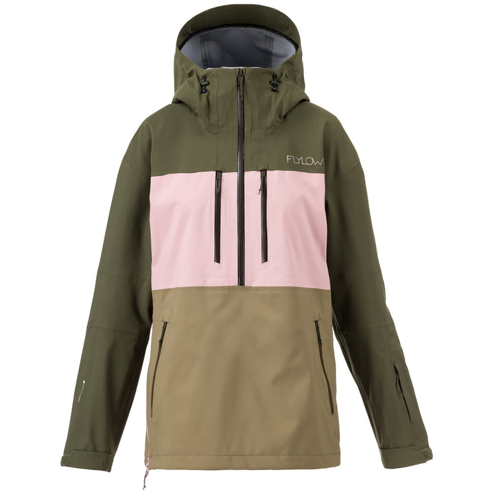 Flylow Lucy Anorak - Women's Evergreen/Dusty Iris/Capers