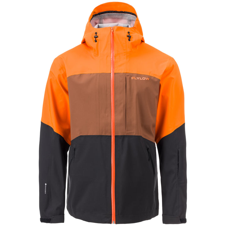 Flylow Malone Jacket - Men's Blaze/Bigfoot/Black