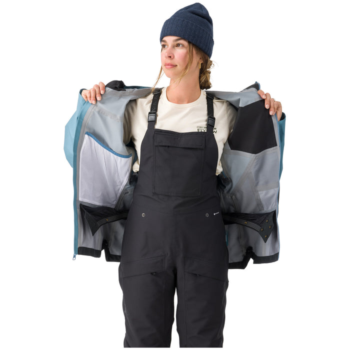 Flylow Puma Jacket - Women's Vintage Blue/Black