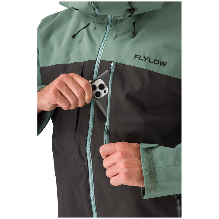 Flylow Quantum Pro Jacket - Men's Black/Grove