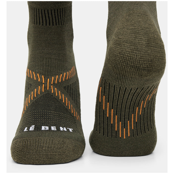 Le Bent Xavier De Le Rue Pro Series Light Cushion Snow Socks Dark Eucalyptus
