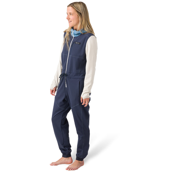 Flylow Sasha Fleece Onesie - Women's Night/Vintage Blue/Marble
