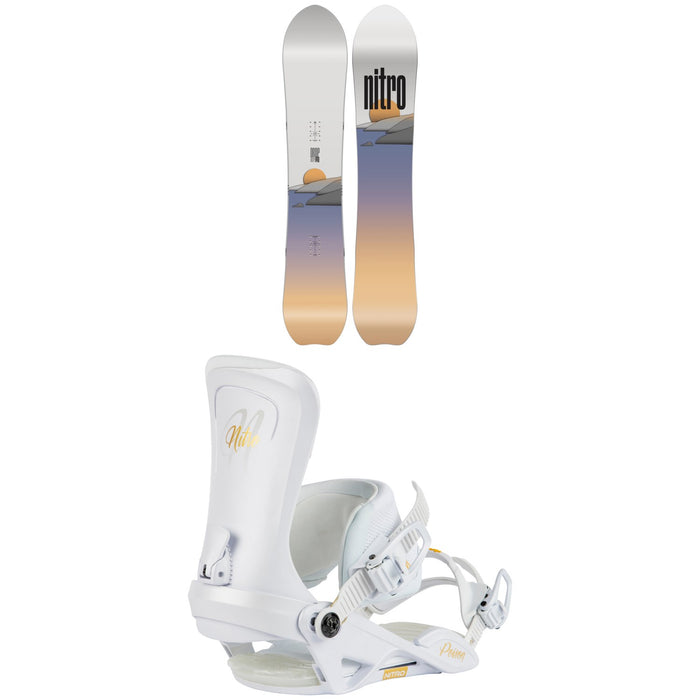 Nitro Drop Snowboard + Poison Snowboard Bindings - Women's 2025