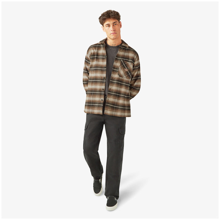 Dickies Forest Check Shirt - Men's Mushroom