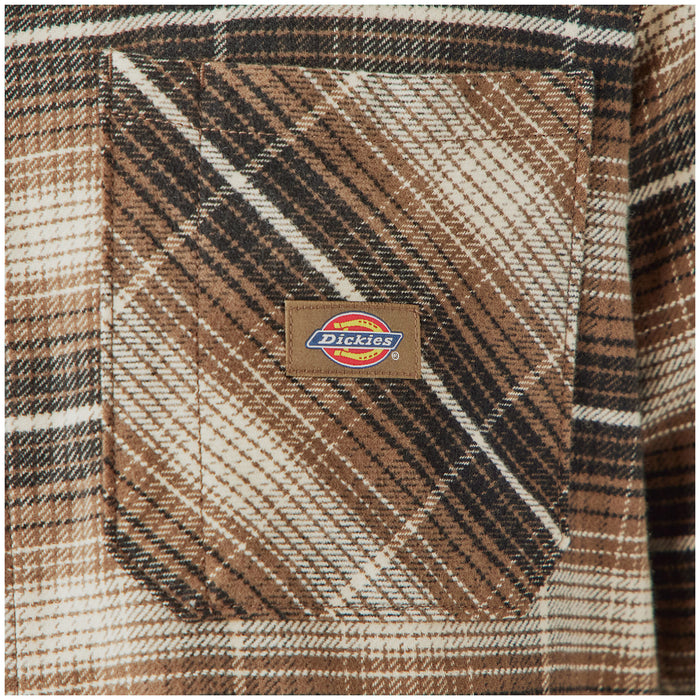 Dickies Forest Check Shirt - Men's Mushroom