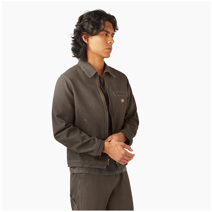 Dickies Denim Lined Jacket - Men's Mushroom
