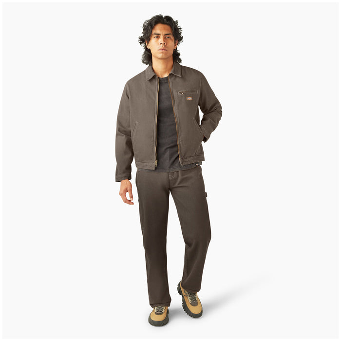 Dickies Denim Lined Jacket - Men's Mushroom