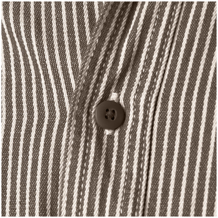Dickies Hickory Long-Sleeve Shirt - Men's Mushroom