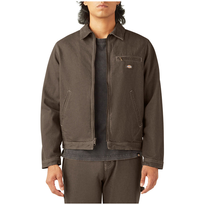 Dickies Denim Lined Jacket - Men's Mushroom