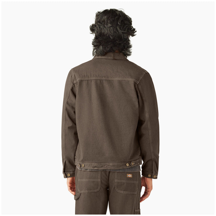 Dickies Denim Lined Jacket - Men's Mushroom