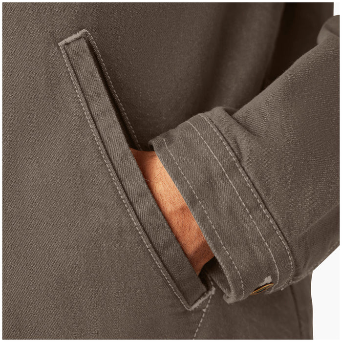 Dickies Denim Lined Jacket - Men's Mushroom