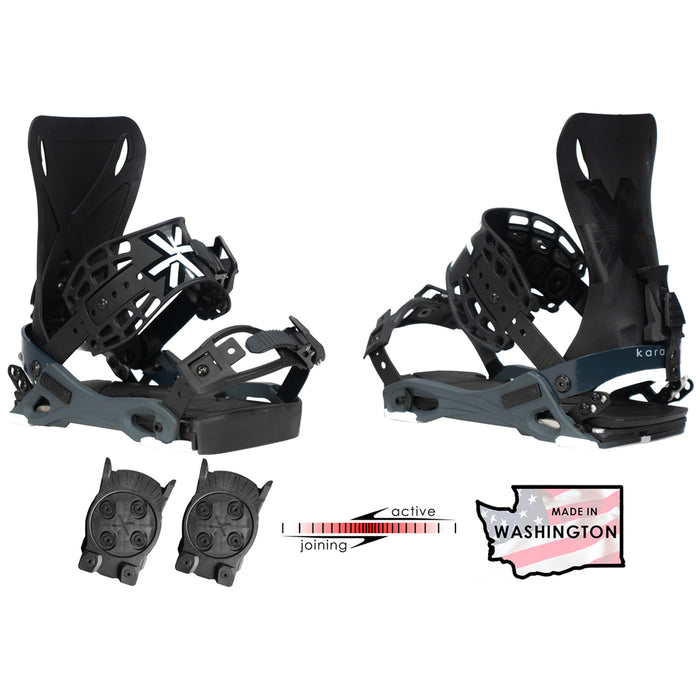 Karakoram PRIME Wayfinder + Quiver Connectors Snowboard Bindings - Women's 2025