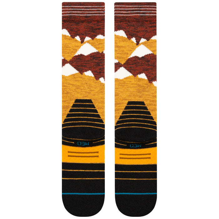 Stance Windy Peaks Mid Wool Snow Socks Gold