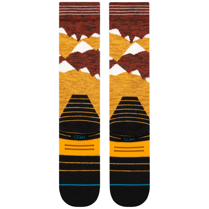 Stance Windy Peaks Mid Wool Snow Socks Gold