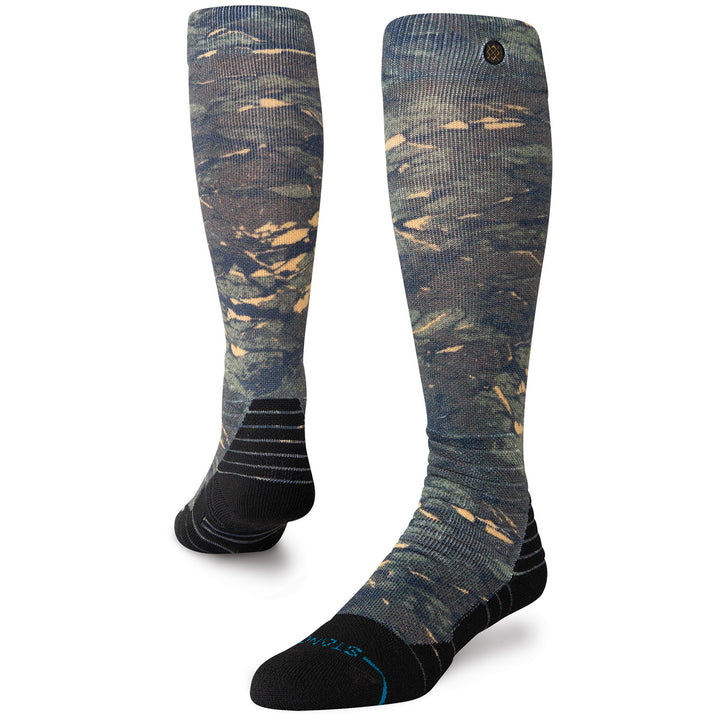 Stance Rompin Mid Poly Snow Socks Camo