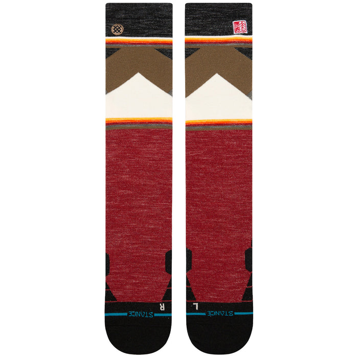 Stance Jimmy Chin UL Wool Snow Socks Red