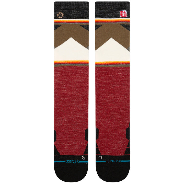 Stance Jimmy Chin UL Wool Snow Socks Red