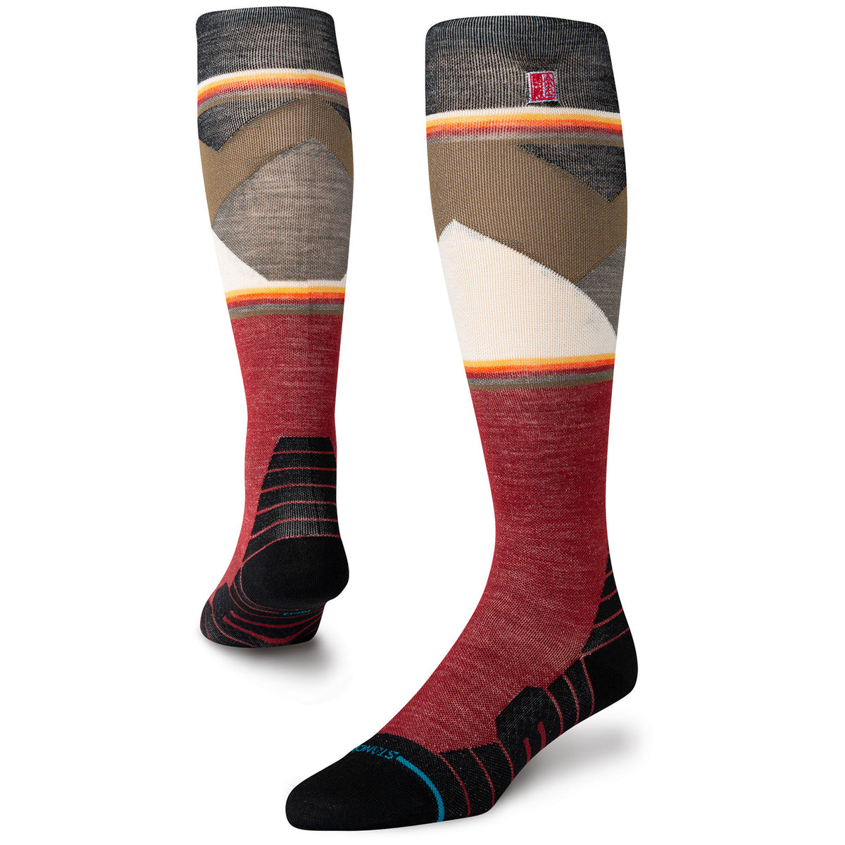 Stance Jimmy Chin UL Wool Snow Socks Red
