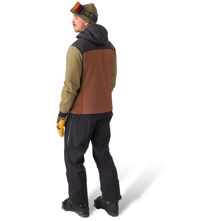 Flylow Crowe Jacket - Men's Bigfoot/Black/Capers