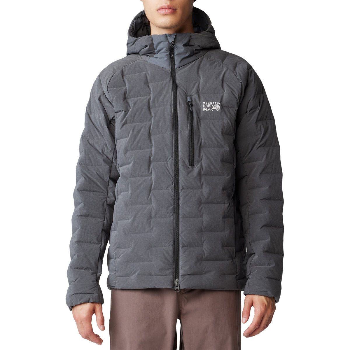 Mountain Hardwear Stretchdown™ Hoodie - Men's Volcanic Heather