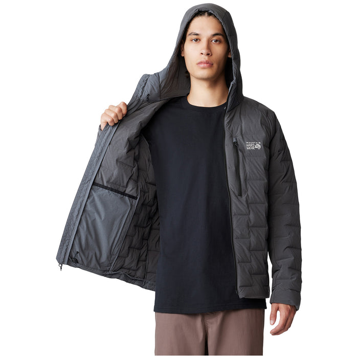 Mountain Hardwear Stretchdown™ Hoodie - Men's Volcanic Heather