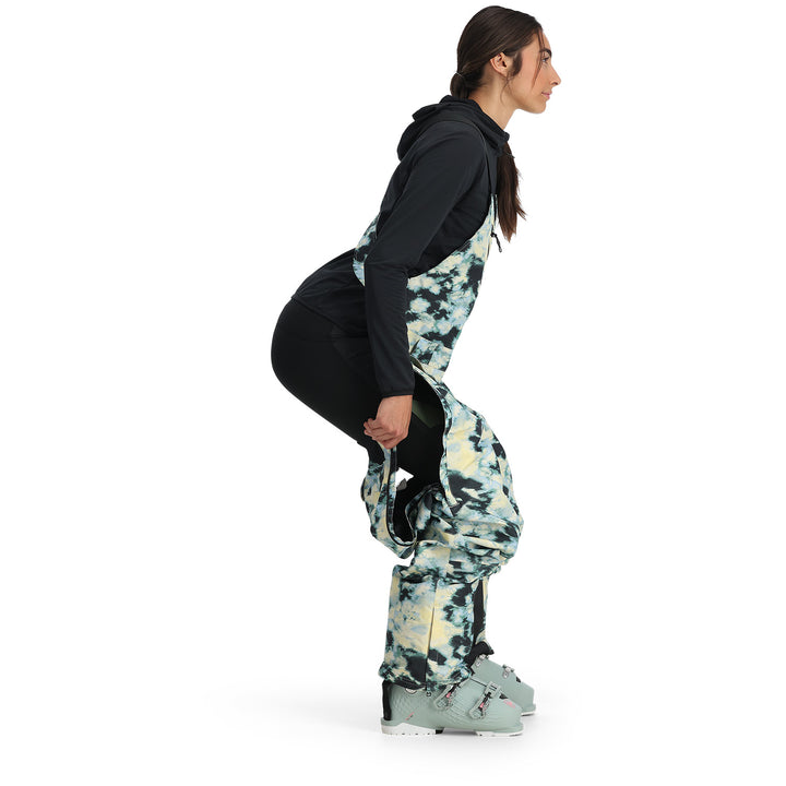 Spyder Terrain Bibs - Women's Tie Dye Vanilla Latte
