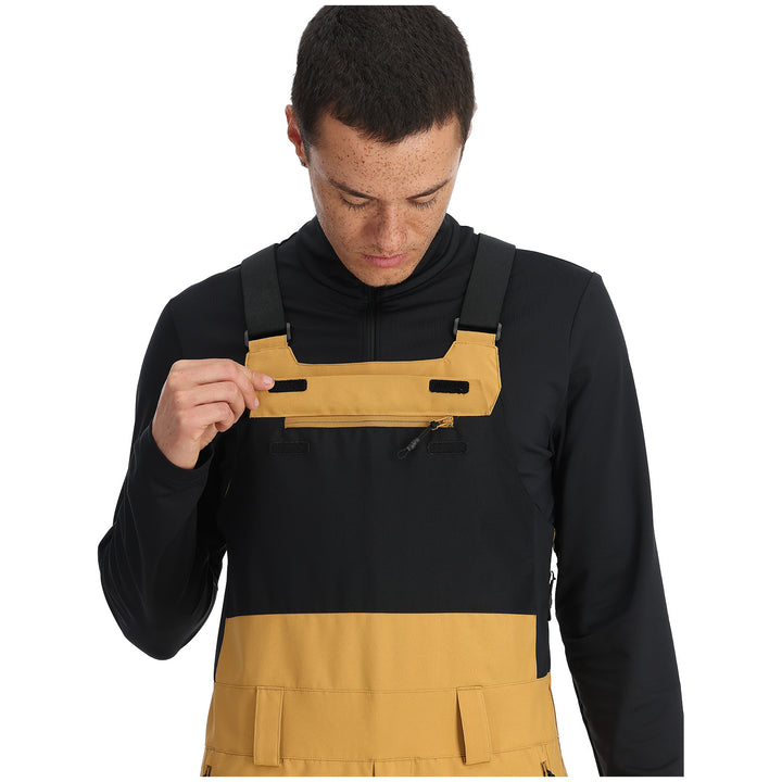 Spyder Terrain Bibs - Men's Caramel