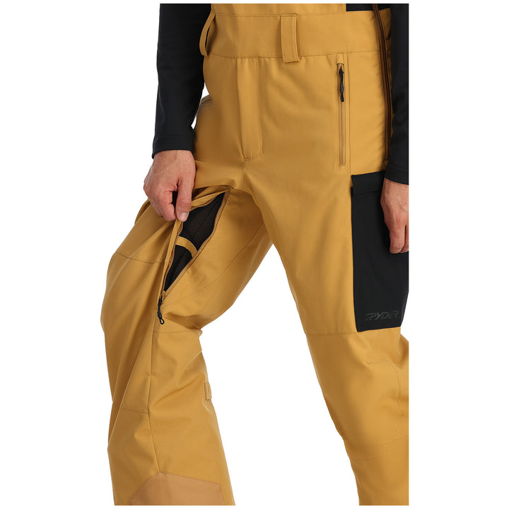 Spyder Terrain Bibs - Men's Caramel