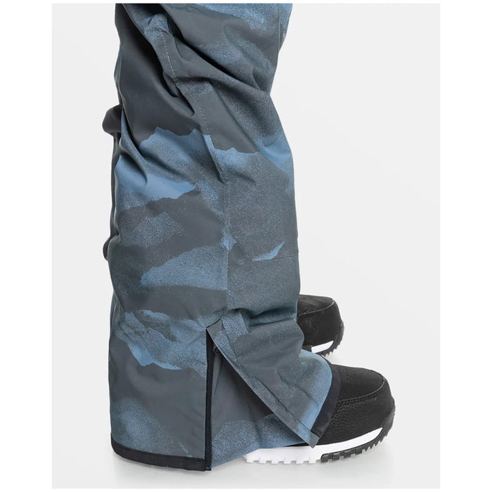 Quiksilver Utility Bibs - Men's Mountain Spray Flint Stone
