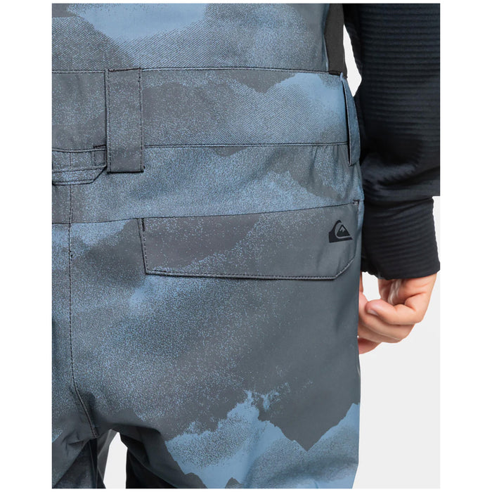 Quiksilver Utility Bibs - Men's Mountain Spray Flint Stone