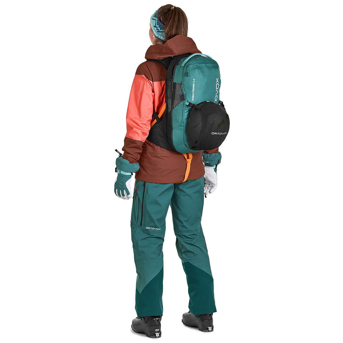 Ortovox LiTRIC Freeride 16L S Avabag Expansion Zip-On Pacific Green