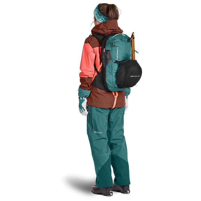 Ortovox LiTRIC Freeride 16L S Avabag Expansion Zip-On Pacific Green