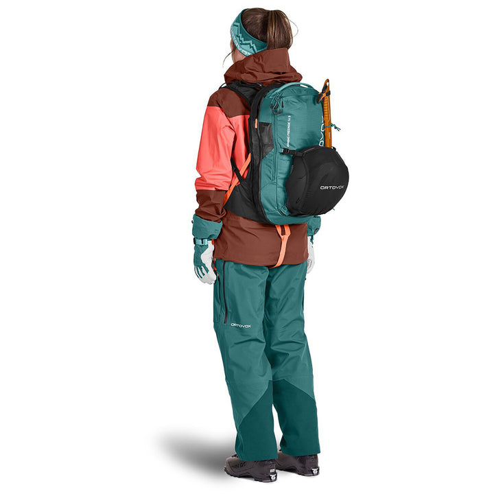 Ortovox LiTRIC Freeride 16L S Avabag Expansion Zip-On Pacific Green