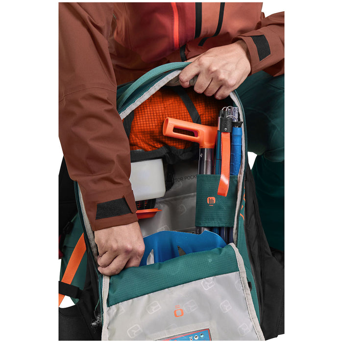 Ortovox LiTRIC Freeride 16L S Avabag Expansion Zip-On Pacific Green