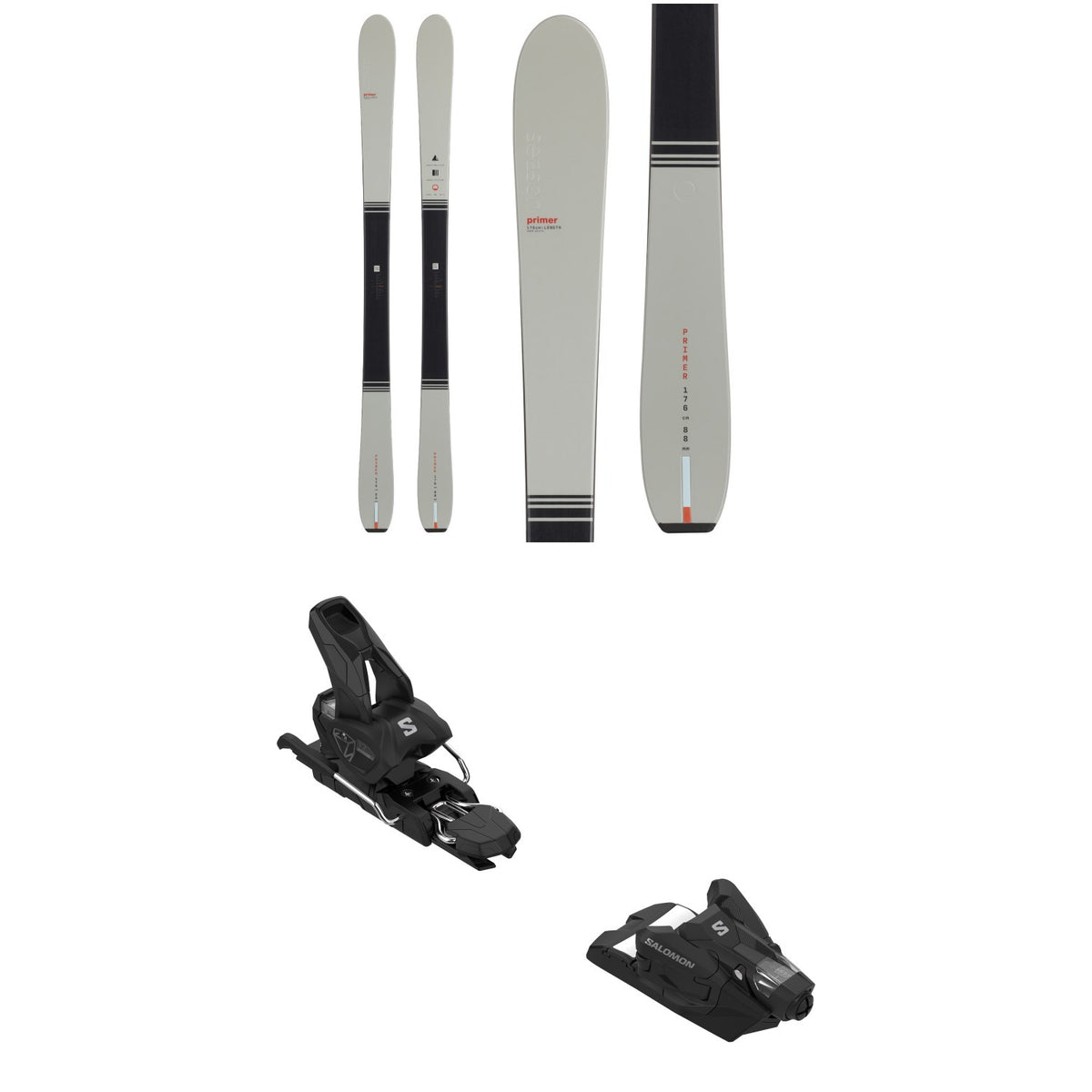 Season Primer Skis + Salomon Strive 12 GW Ski Bindings 2025