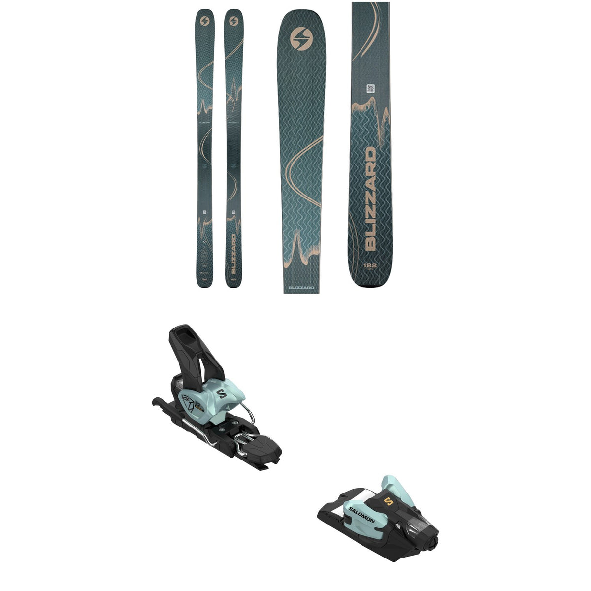 Blizzard Anomaly 94 Skis + Salomon Strive 12 GW Ski Bindings 2025
