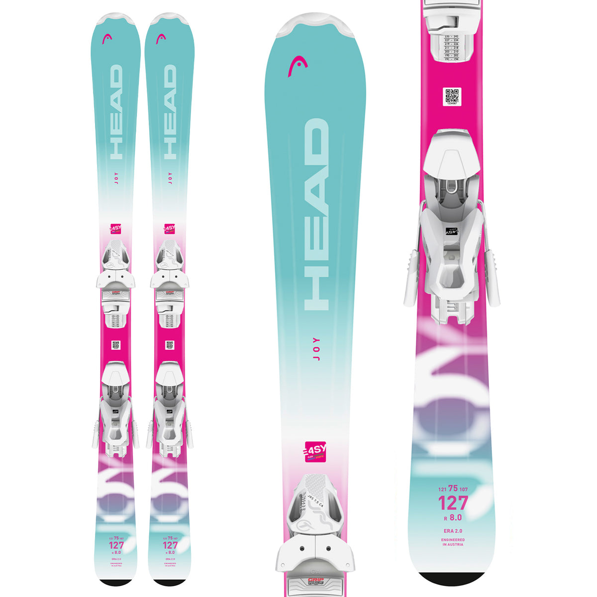 Head Joy Easy Skis + JRS 7.5 GW Bindings - Kids' 2025