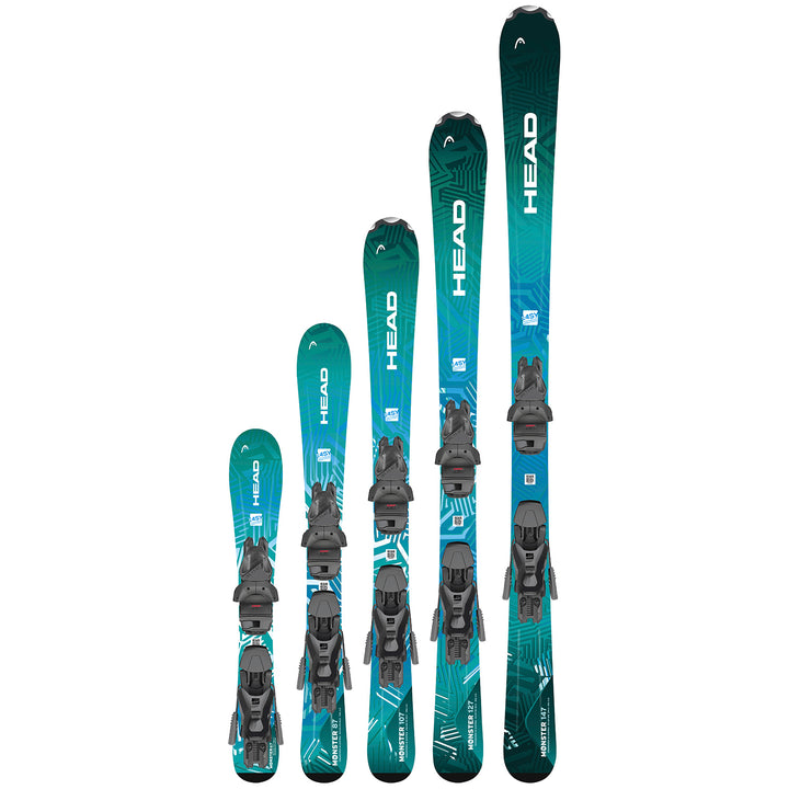 Head Monster Easy Ski + JRS 4.5 GW Bindings - Kids' 2025