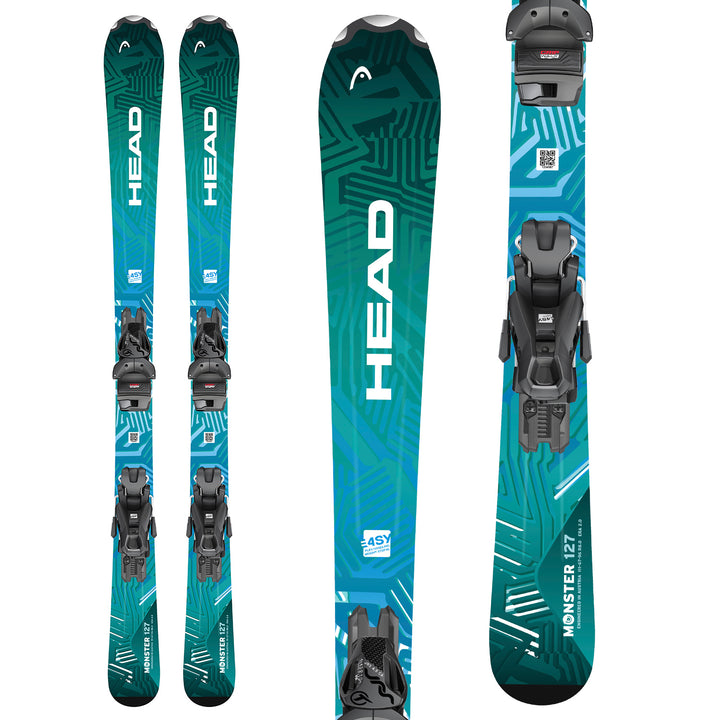 Head Monster Easy Ski + JRS 4.5 GW Bindings - Kids' 2025