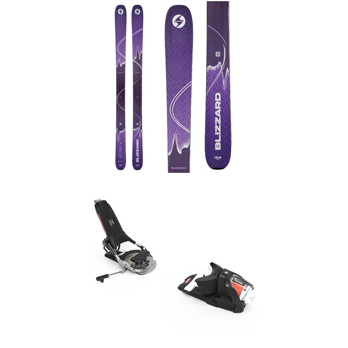 Blizzard Anomaly 102 Skis + Look Pivot 12 GW Ski Bindings 2025