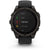 Garmin fenix 8 - Sapphire Solar Smartwatch Carbon Gray DLC Titanium w/Black/Pebble Gray Silicone Band