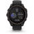 Garmin fenix 8 - Sapphire Solar Smartwatch Carbon Gray DLC Titanium w/Black/Pebble Gray Silicone Band