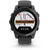 Garmin fenix E - AMOLED Smartwatch Slate Gray Steel w/Black Silicone Band