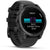 Garmin fenix E - AMOLED Smartwatch Slate Gray Steel w/Black Silicone Band