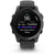 Garmin fenix E - AMOLED Smartwatch Slate Gray Steel w/Black Silicone Band