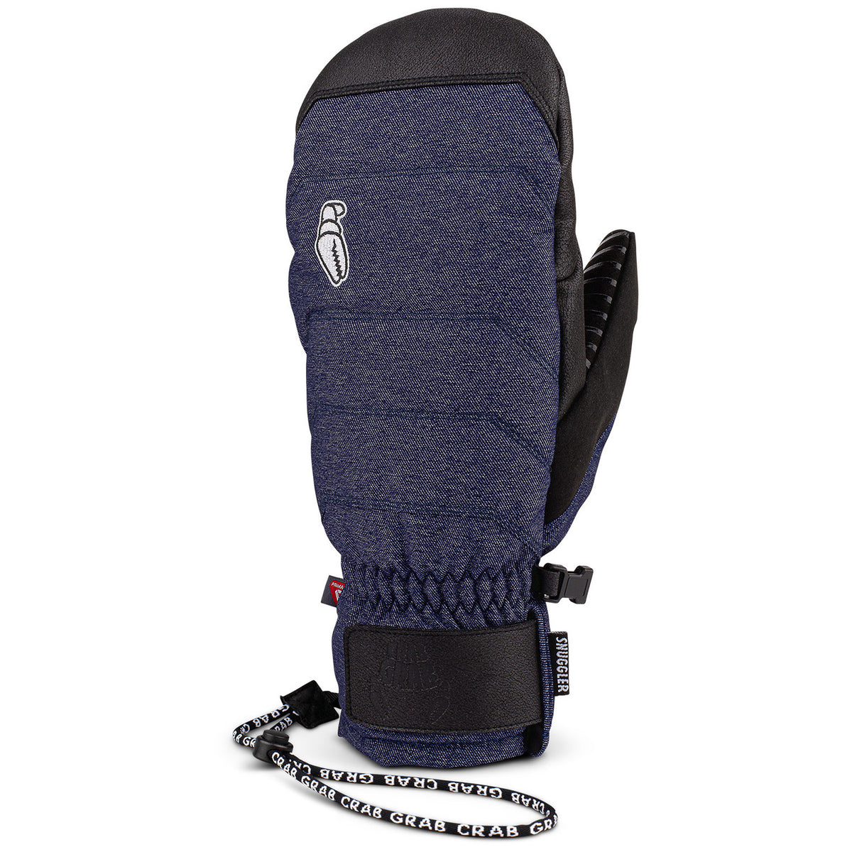 Crab Grab Snuggler Mittens Denim
