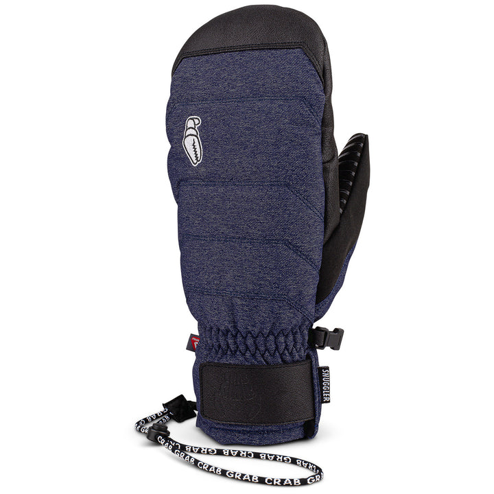 Crab Grab Snuggler Mittens Denim