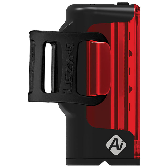 Lezyne Strip Pro Ai Alert 400+ Rear Bike Light Black