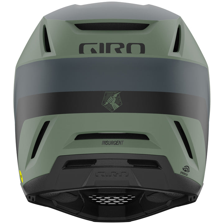 Giro Insurgent Spherical Bike Helmet Matte Hedge Green/Dark Shark