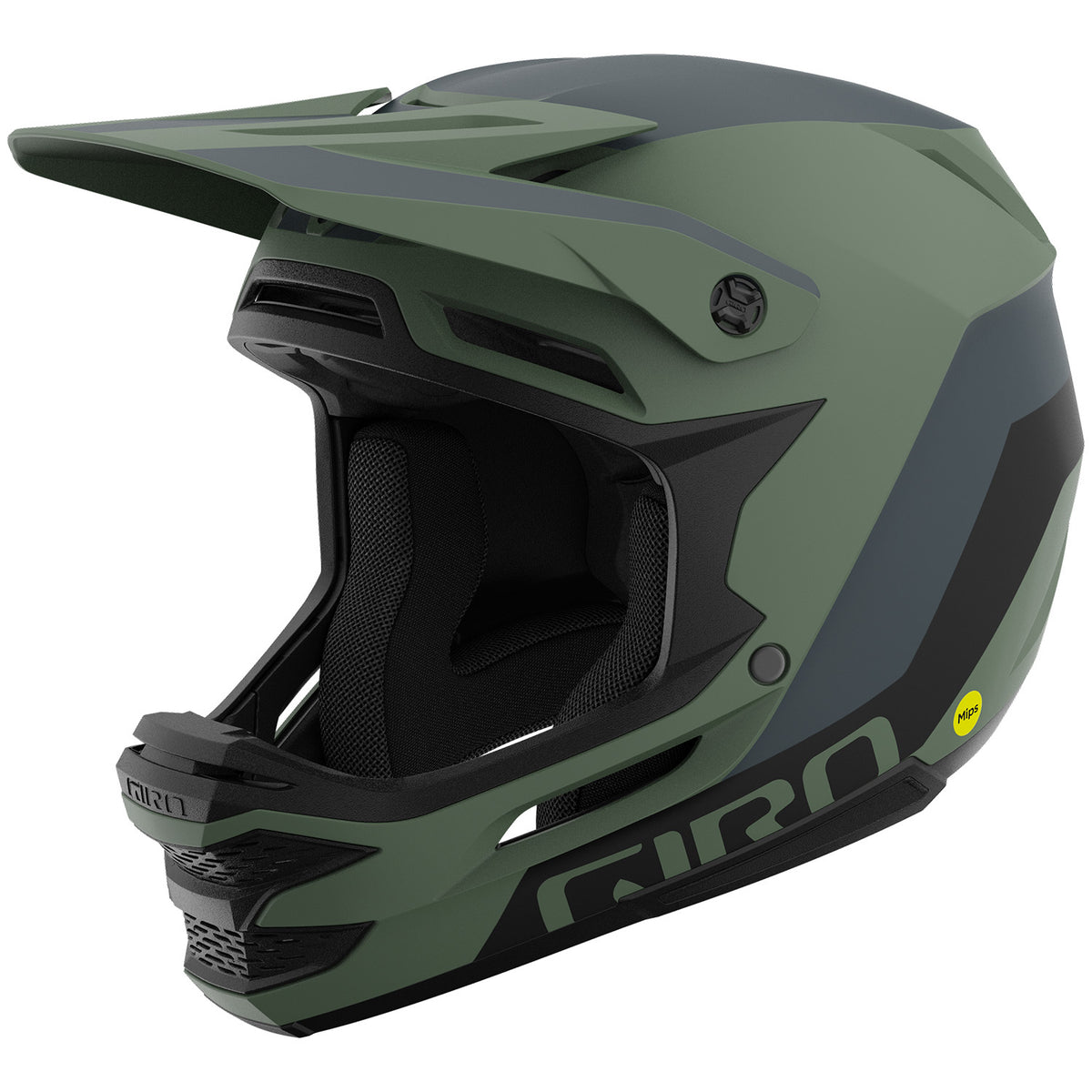 Giro Insurgent Spherical Bike Helmet Matte Hedge Green/Dark Shark